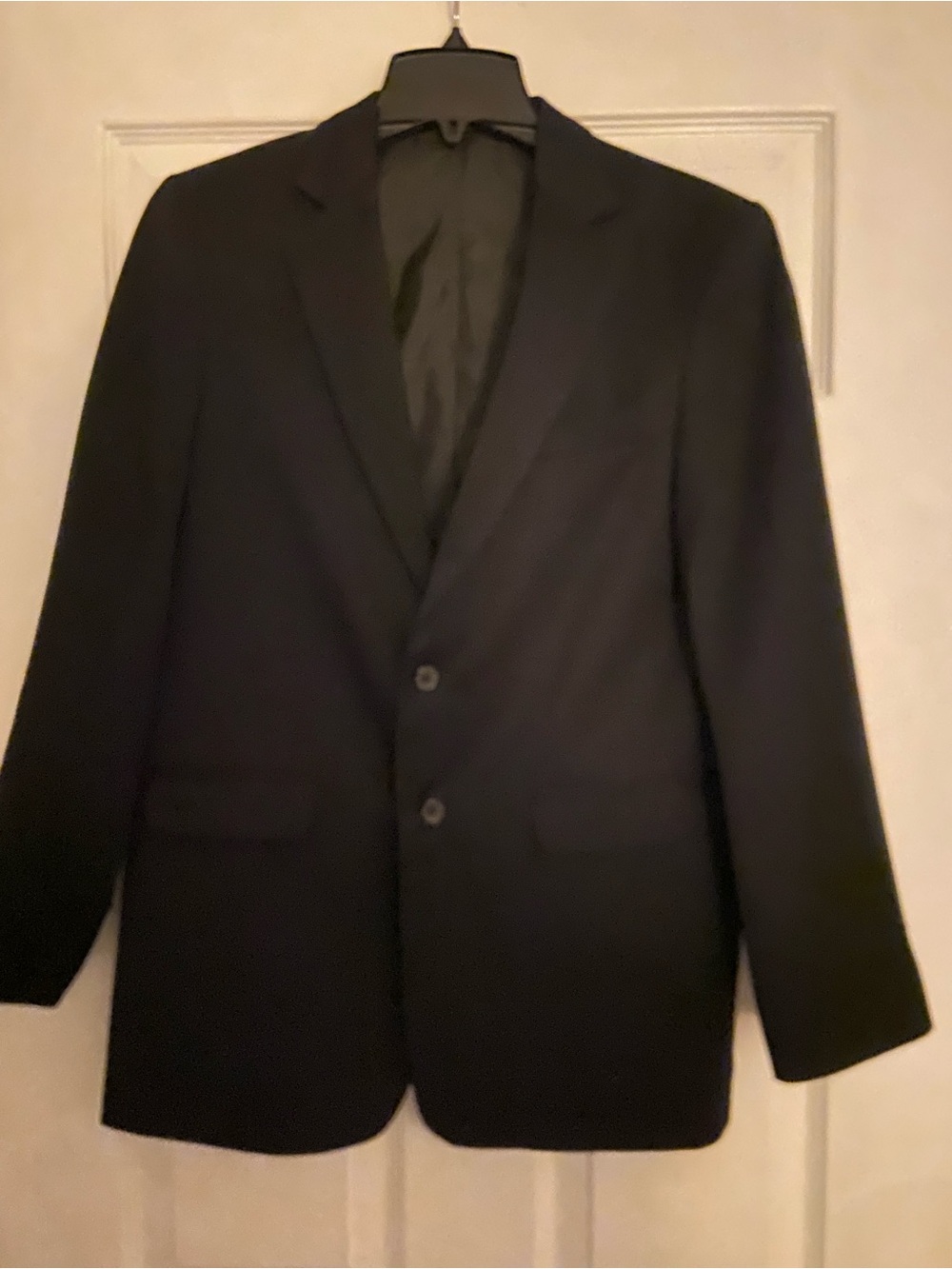 Izod Boys' Black Two-Button Blazer